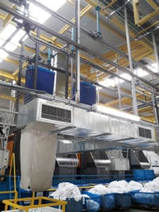 Instalaciones bioclimatización lavandería