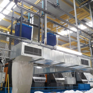 Instalaciones bioclimatización lavandería